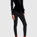DOMÉVRA™ Sculpted Velvet Corset Blazer
