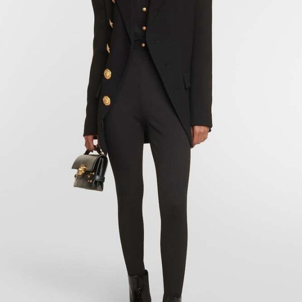 MORTÉVAN™ Gilded Asymmetric Sculpted Blazer