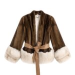 ORVÉLLE™ Sculpted Bicolor Fur Jacket